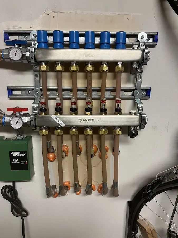 Plumber performing Leak Detection at a residential property in Burke